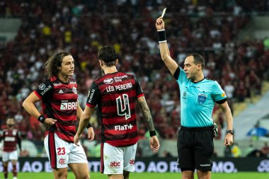 Rio, Brazil - august 9, 2022: Esteban OSTOJICH (URU)  referee in match between Flamengo (BRA) vs Corinthians (BRA) by Libertadores Cup 2022, by quarterfinals, in Maracana Stadium