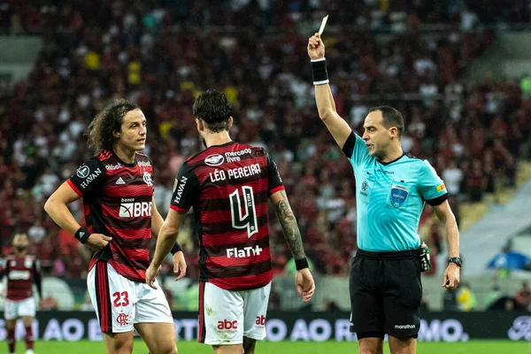 Rio Brazil August 2022 Esteban Ostojich Uru Referee Match Flamengo — Fotografia de Stock