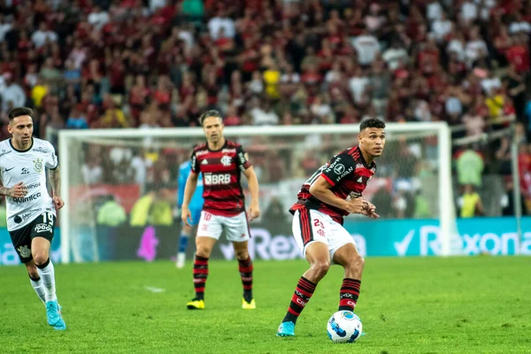 Rio, Brazil - august 9, 2022:  match between Flamengo (BRA) vs Corinthians (BRA) by Libertadores Cup 2022, by quarterfinals, in Maracana Stadium