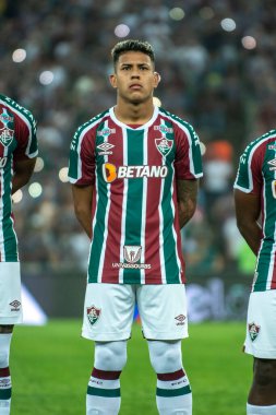 Rio, Brazil - august 17, 2022: Matheus Martins player in match between Fluminense vs Fortaleza by quarter finals round of Brazilian Cup in Maracana Stadium