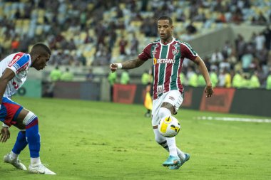 Rio, Brazil - august 17, 2022: Caio Paulista player in match between Fluminense vs Fortaleza by quarter finals round of Brazilian Cup in Maracana Stadium