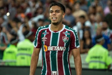 Rio, Brazil - august 17, 2022: Nonato player in match between Fluminense vs Fortaleza by quarter finals round of Brazilian Cup in Maracana Stadium