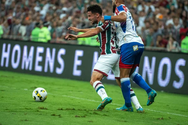 Rio, Brazil - august 17, 2022: Martinelli player in match between Fluminense vs Fortaleza by quarter finals round of Brazilian Cup in Maracana Stadium