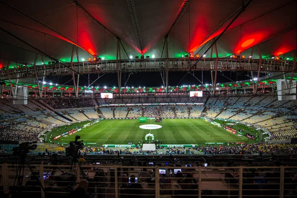 Rio, Brazil - august 24, 2022: Arena view in match between Fluminense vs Corinthians by semi finals round of Brazilian Cup in Maracana Stadium