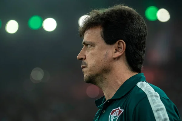 Rio Brazil August 2022 Diniz Coach Match Fluminense Corinthians Semi — Fotografia de Stock