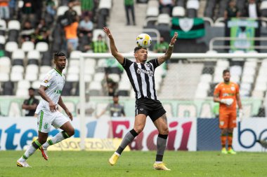 Rio, Brezilya - 20 Ağustos 2022: Tiquinho Soares, Nilton Santos Stadyumu 'nda Botafogo - Amerika MG 26.