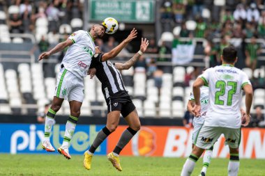 Rio, Brezilya - 20 Ağustos 2022: Tiquinho Soares, Nilton Santos Stadyumu 'nda Botafogo - Amerika MG 26.