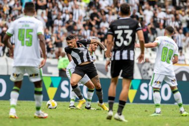 Rio, Brezilya - 20 Ağustos 2022: Tiquinho Soares, Nilton Santos Stadyumu 'nda Botafogo - Amerika MG 26.