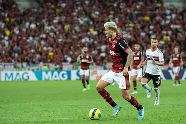 Rio Brasil Setembro 2022 Pedro Joga Entre Flamengo São Paulo — Fotografia de Stock