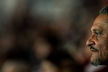 Rio, Brezilya - 28 Eylül 2022: Maracana Stadyumu 'nda düzenlenen Brezilya Şampiyonası' nda Fluminense vs Juventude arasındaki maçta taraftarlar