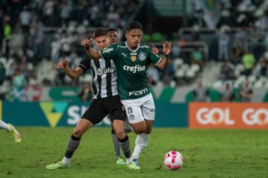 Rio, Brezilya - Ekim 03, 2022: Gabriel Menino Bptafogo ve Palmeiras arasındaki maçta Maracana Stadyumu 'nda oynanan 29 rauntluk Brezilya Şampiyonası karşılaşması