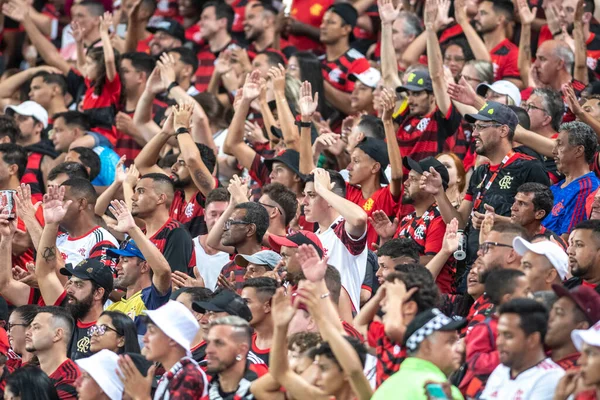 Rio Brezilya Ekim 2022 Flamengo Atletico Arasında Oynanan Maçta Brezilya — Stok fotoğraf