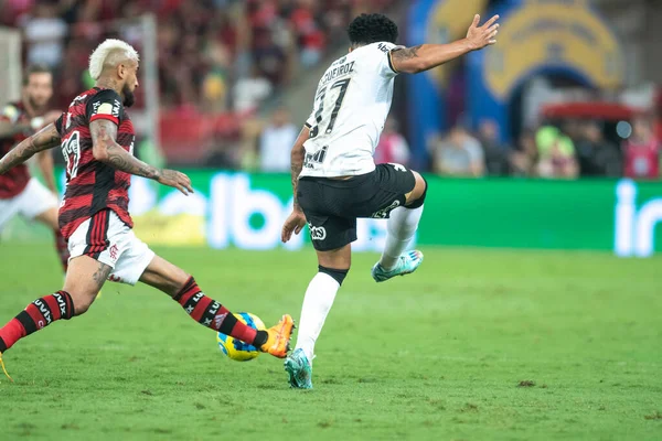 Rio Brasil Outubro 2022 Jogador Vidal Jogo Entre Flamengo Corinthians — Fotografia de Stock