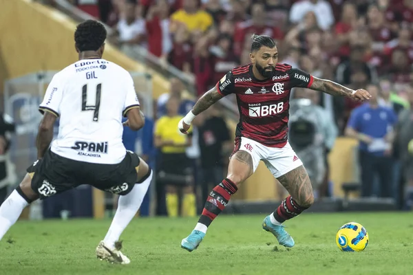 Rio Brasil Outubro 2022 Gabriel Barbosa Gabigol Jogo Entre Flamengo — Fotografia de Stock