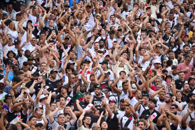 Rio, Brezilya - 22 Ekim 2022 Vasco ve Criciuma arasında oynanan maçta Brezilya Şampiyonası 36 rauntluk B serisi Sao Januario Stadyumu 'nda oynanacak.