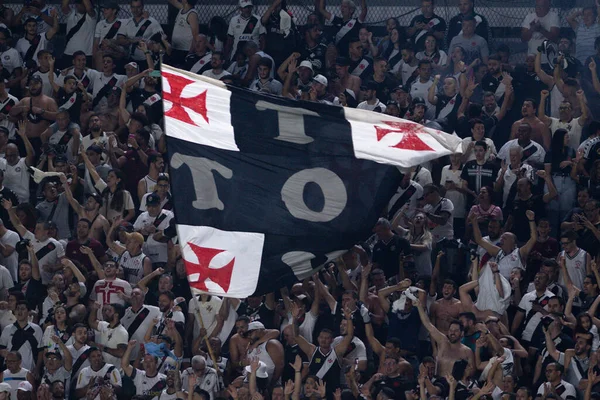 Rio Brasil Octubre 2022 Banderas Los Aficionados Partido Entre Vasco — Foto de Stock