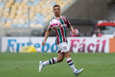 Rio, Brezilya - 23 Ekim 2022 - Fluminense ile Botafogo arasında oynanan maç Brezilya Şampiyonası 'nın 33 raundluk serisi Maracana Stadyumu' nda oynanacak.