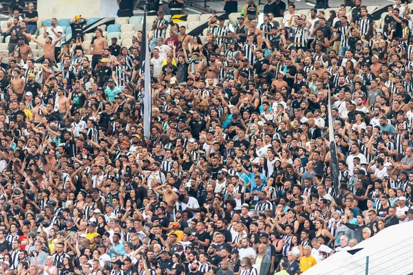 Rio Brazílie Říjen 2022 Fanoušci Zápase Mezi Fluminense Botafogo Kolo — Stock fotografie