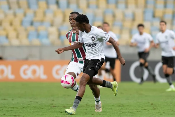 Rio Brasil Outubro 2022 Jogador Jeffinho Jogo Entre Fluminense Botafogo — Fotografia de Stock