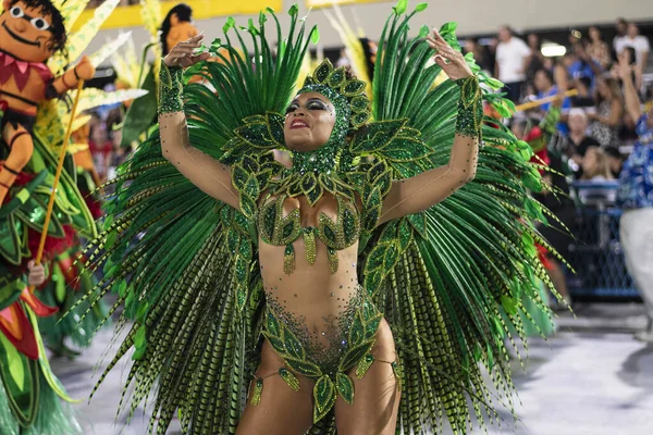 Rio Brazylia Kwiecień 2022 Samba School Unidos Tijuca Rio Carnival — Zdjęcie stockowe