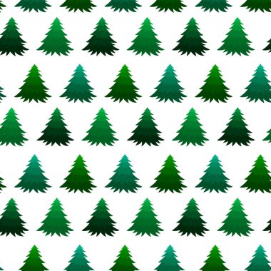 Noel ağaçları pürüzsüz desen. Yeşil köknar ağaçları pürüzsüz arkaplan..