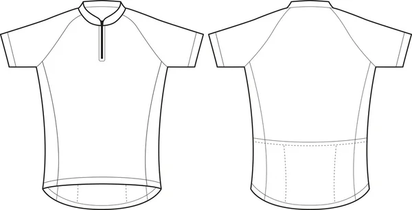 Ciclismo jersey — Vetor de Stock