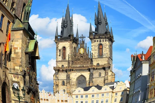Tyn Cathedral, Old Town Square, Prague — Stock Photo, Image