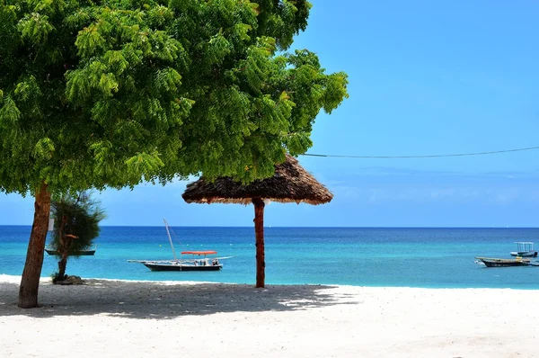 Egzotycznej plaży w nungwi, zanzibar — Zdjęcie stockowe