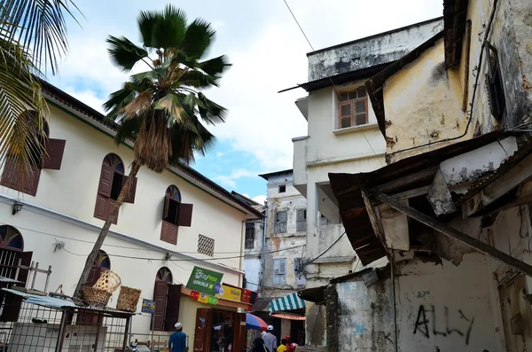 Parte antiga de Stone Town, Zanzibar — Fotografia de Stock