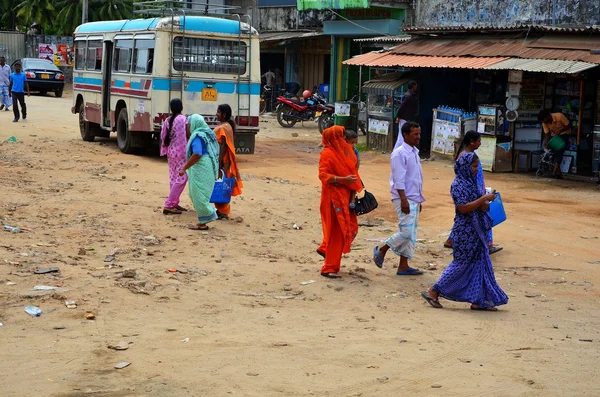 Vida ocupada em Sri Lanka — Fotografia de Stock