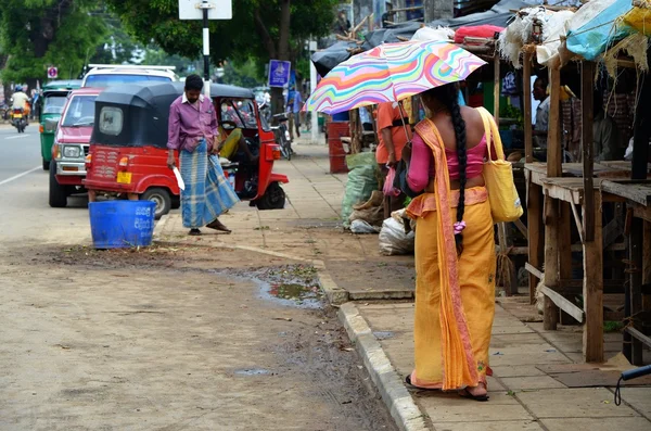 Busy life in Srí Lanka — ストック写真