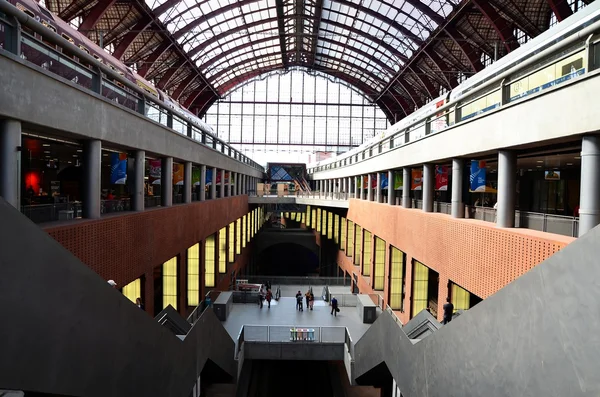 Estación central de trenes de Amberes — Foto de Stock