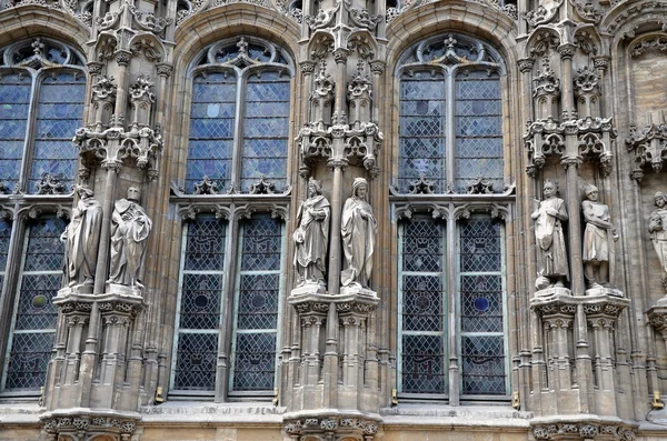 Detail of window in Gent, Belgium — Stock Photo, Image