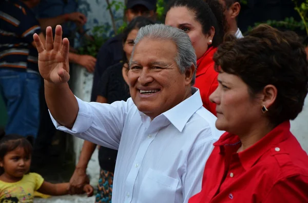 Presidential candidate of El Salvador Mr. Salvador Sánchez Cerén — 스톡 사진