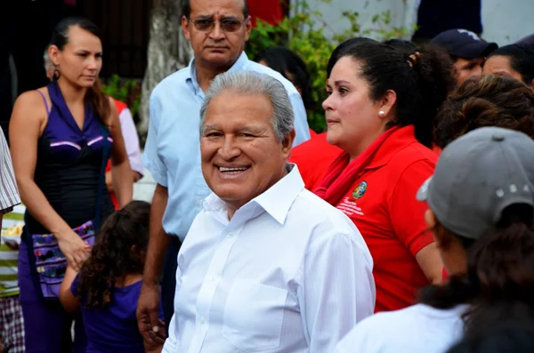 Presidential candidate of El Salvador Mr. Salvador Sánchez Cerén — 스톡 사진