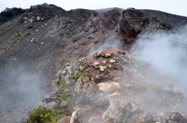volcan yzalco, el salvador, krater