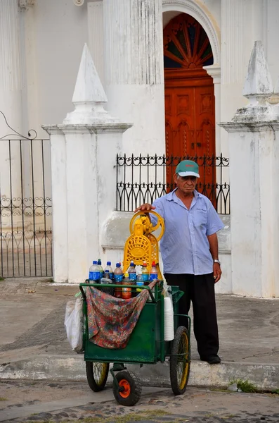 Venditore ambulante, Suchitoto, El Salvador — Foto Stock