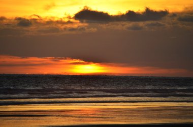 gökyüzü günbatımı playa el espino sırasında