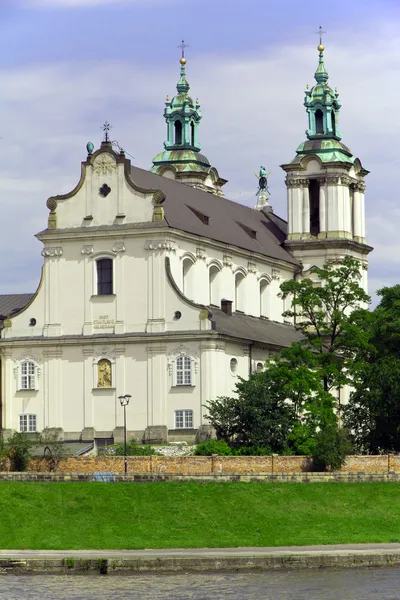 View on skalka church in cracow poland — Stock Photo, Image