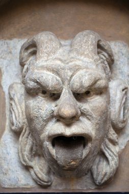 mascaron süsleme collegium maius cracow içinde su kaynağı ile