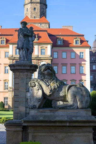 Walbrzych Polonya Ekim 2021 Ksiaz Şatosu Ortaçağ Gizemli Yüzyıl Kalesi — Stok fotoğraf