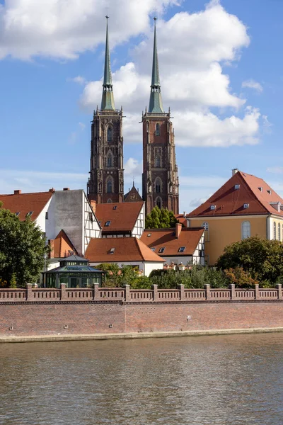Catedral Wroclaw Catedral São João Batista Igreja Gótica Século Xiii — Fotografia de Stock