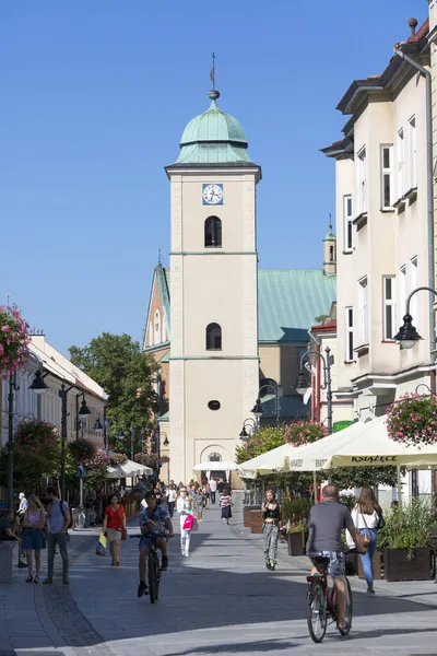 Rzeszow Poland August 2021 View One Main Streets City Tower — Stock Photo, Image