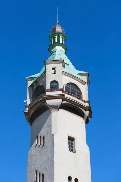 Sopot Lighthouse Sinal Navegação Costa Polaca Mar Báltico Lado Cais — Fotografia de Stock