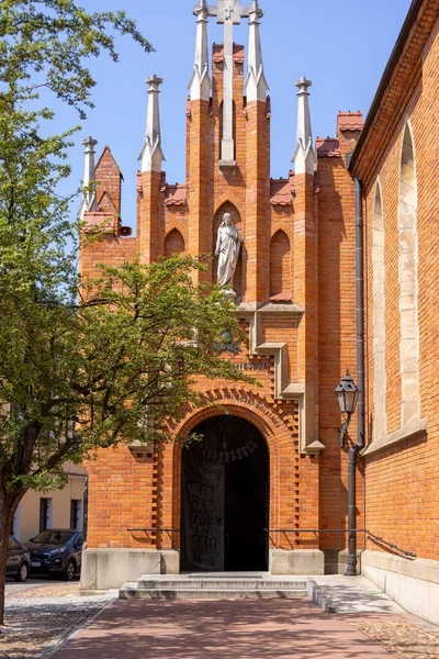 Tarnow Polonia Luglio 2021 Cattedrale Tarnow Chiesa Del Xiv Secolo — Foto Stock