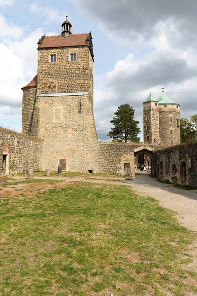 Stolpen Germany September 2020 12Th Century Medieval Stolpen Castle 考塞尔伯爵夫人被监禁了近50年的地方 — 图库照片