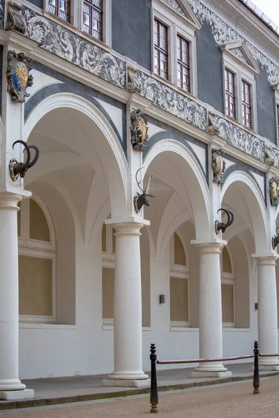 Dresden Deutschland September 2020 Johanneum Stallhof Renaissancegebäude Aus Dem Jahrhundert — Stockfoto