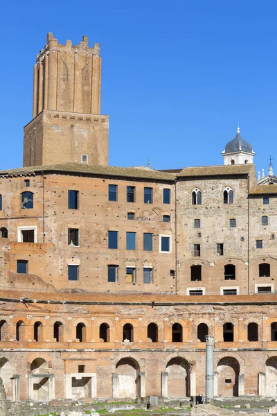 Trajan Market Built 2Nd Century Located Imperial Forums Roman Forum — Stock Photo, Image