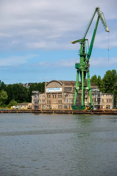 Danzig Polen Juni 2018 Danziger Werft Der Weichsel Geburtsort Der — Stockfoto