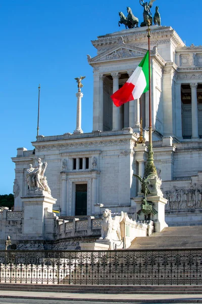 Roma Italia Octubre 2020 Monumento Víctor Manuel Monumento Nazionale Vittorio — Foto de Stock